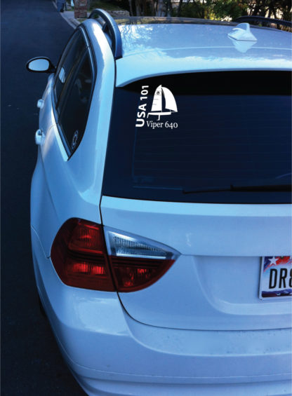 Viper 640 Line Drawing Decal